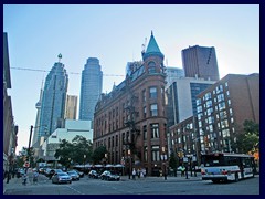 Old Toronto - intersection Front St/Wellington St and Gooderham Bldg